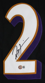 Ray Lewis Authentic Signed Black Pro Style Framed Jersey Autographed BAS Witness