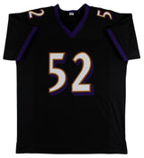 Ray Lewis Authentic Signed Black Pro Style Jersey Autographed BAS Witnessed