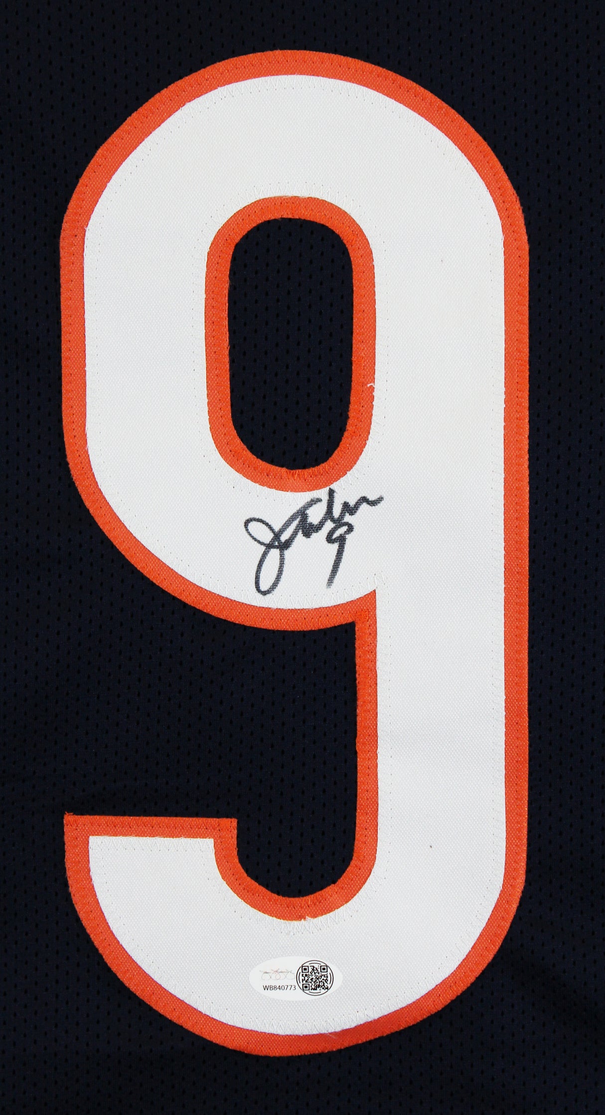 Jim McMahon Authentic Signed Navy Pro Style Jersey Autographed JSA Witness