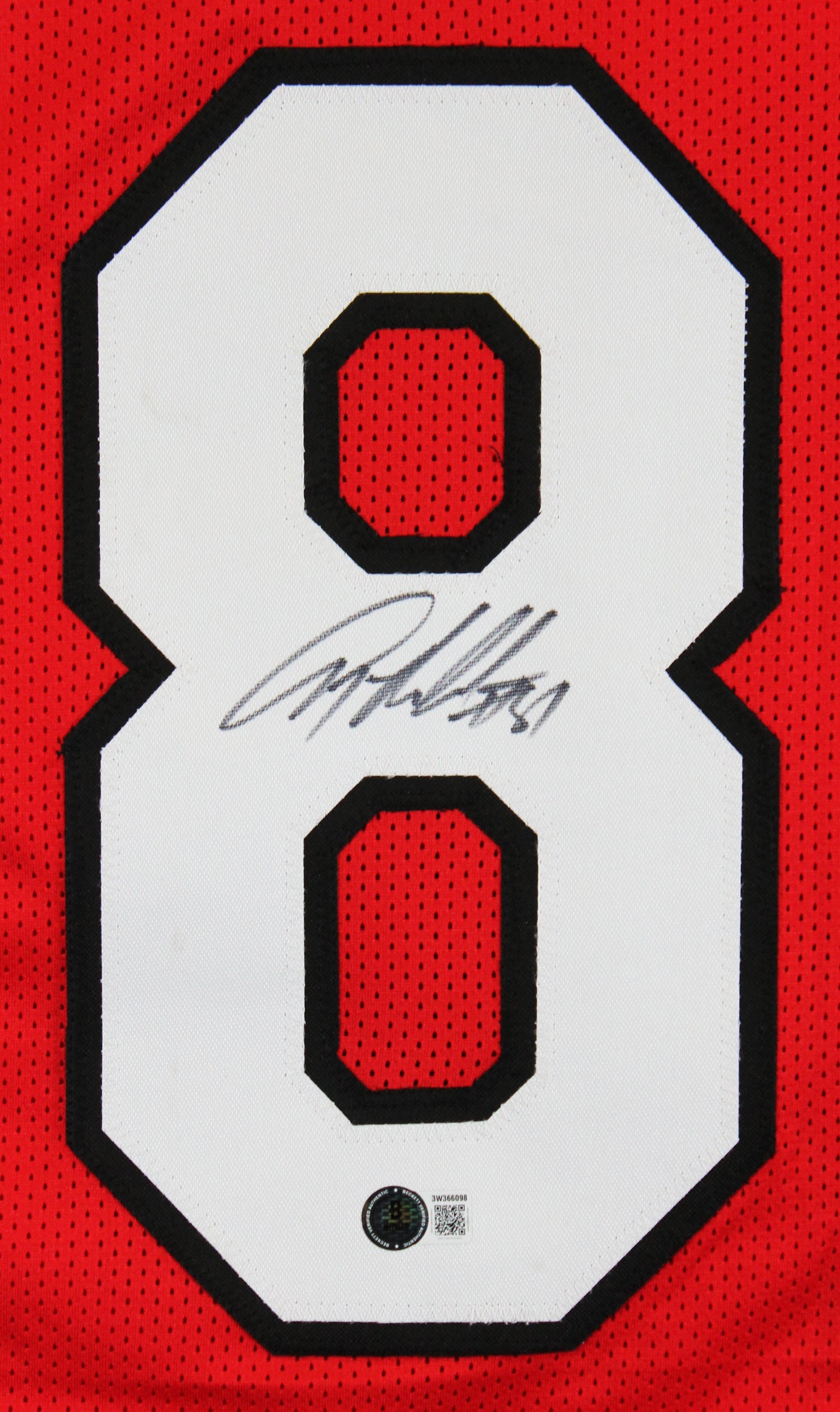Anquan Boldin Authentic Signed Red Pro Style Jersey Autographed BAS Witnessed