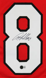 Anquan Boldin Authentic Signed Red Pro Style Jersey Autographed BAS Witnessed