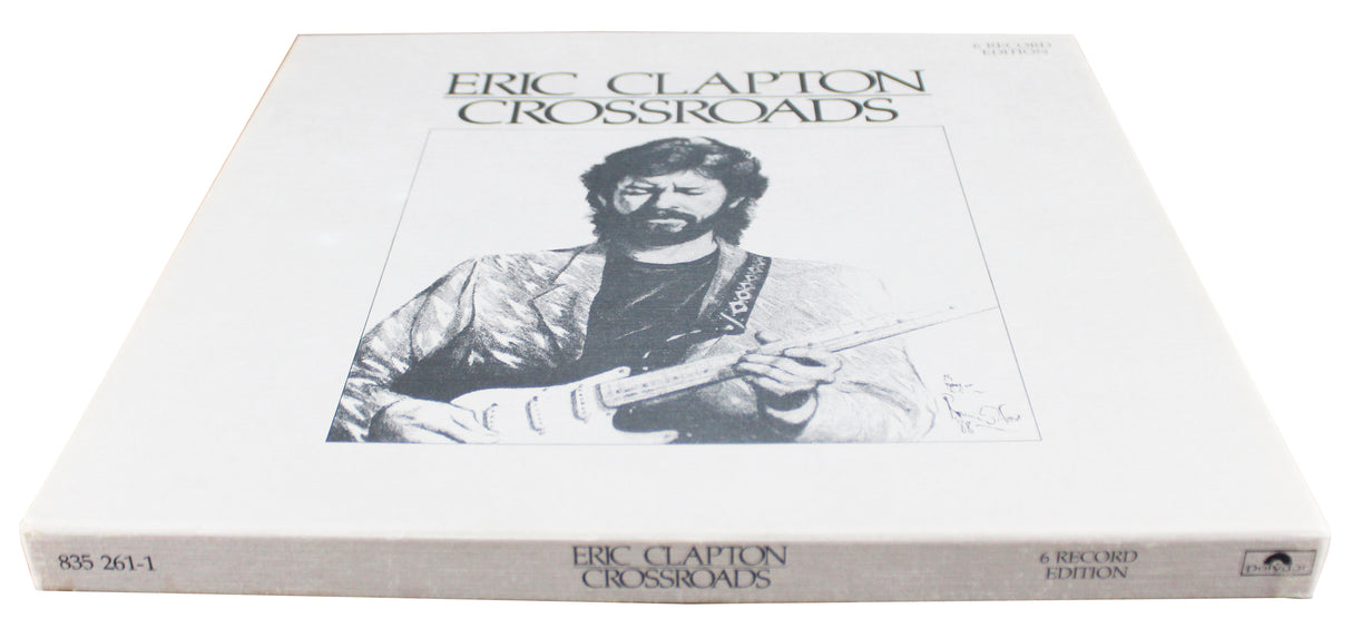 Eric Clapton Authentic Signed Crossroads Booklet w/ Vinyl Box Set BAS & JSA LOAs