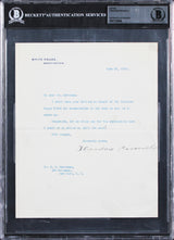 Theodore Roosevelt Signed 7.25x8.75 Letter Dated June 25, 1904 BAS Slabbed