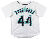 Julio Rodriguez Authentic Signed White Pro Style Jersey Autographed JSA 2