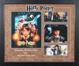 Daniel Radcliffe Harry Potter Authentic Signed Framed Display PSA/DNA #AM42566