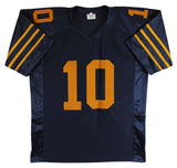 Jordan Love Signed Navy Throwback Pro Style Jersey BAS Witnessed #3W378789