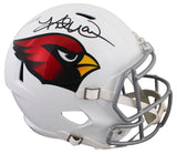 Cardinals Kurt Warner Signed 2023 Full Size Speed Rep Helmet BAS Witnessed