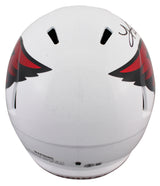 Cardinals Kurt Warner Signed 2023 Full Size Speed Rep Helmet W/ Case BAS Witness