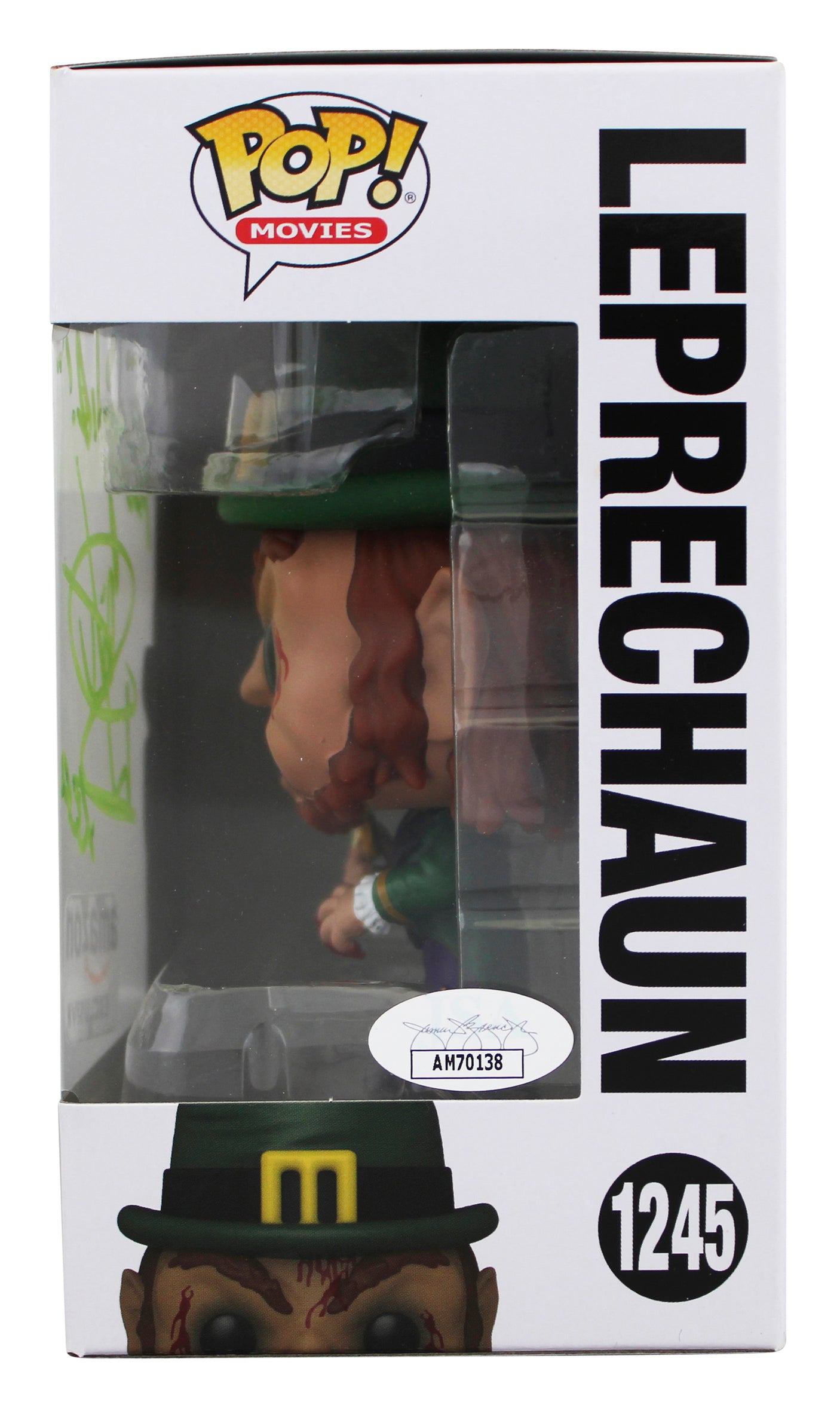 Warwick Davis "Me Gold!" Signed Leprechaun #1245 Funko Pop Vinyl Figure JSA