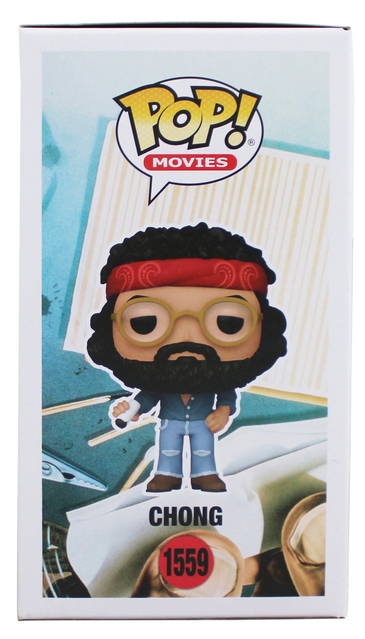 Tommy Chong Up In Smoke Authentic Signed #1559 Funko Pop Figure JSA #AL40188
