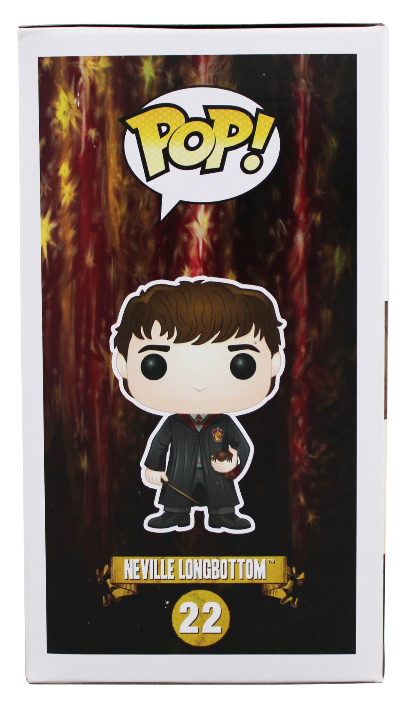 Matthew Lewis Harry Potter Signed Neville Longbottom #22 Funko Pop Figure BAS