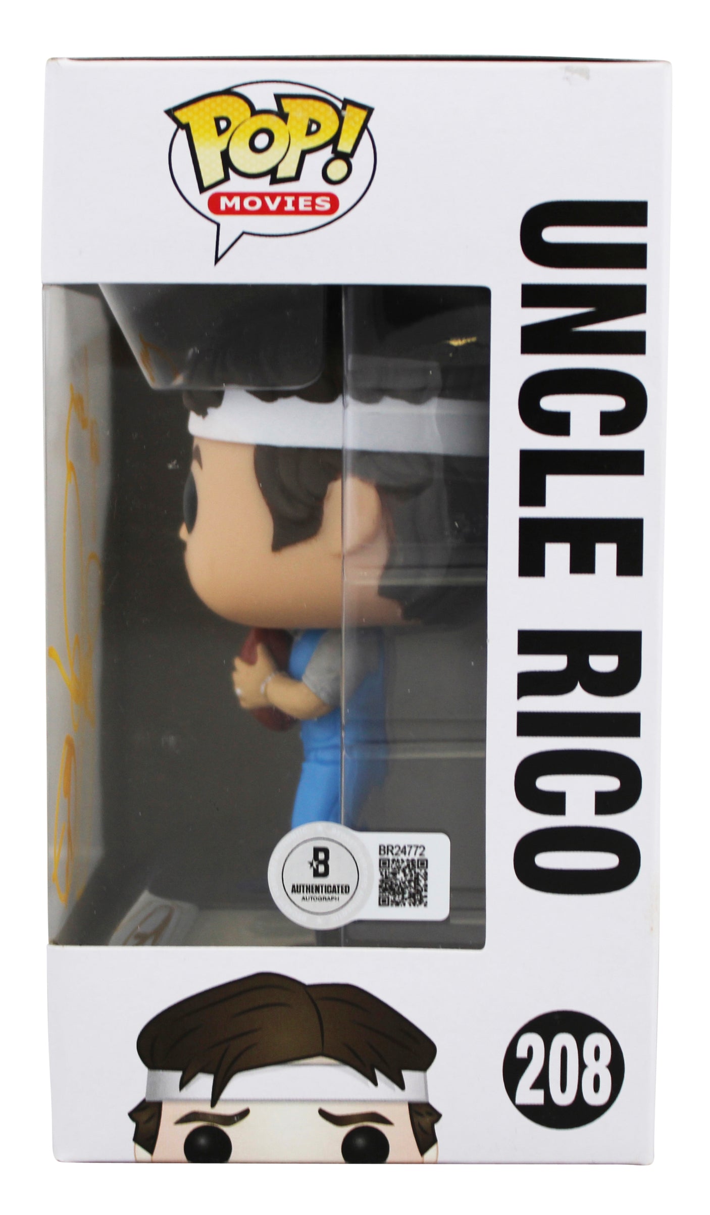 Jon Gries Napoleon Dynamite Signed Uncle Rico #208 Funko Pop Vinyl Figure BAS