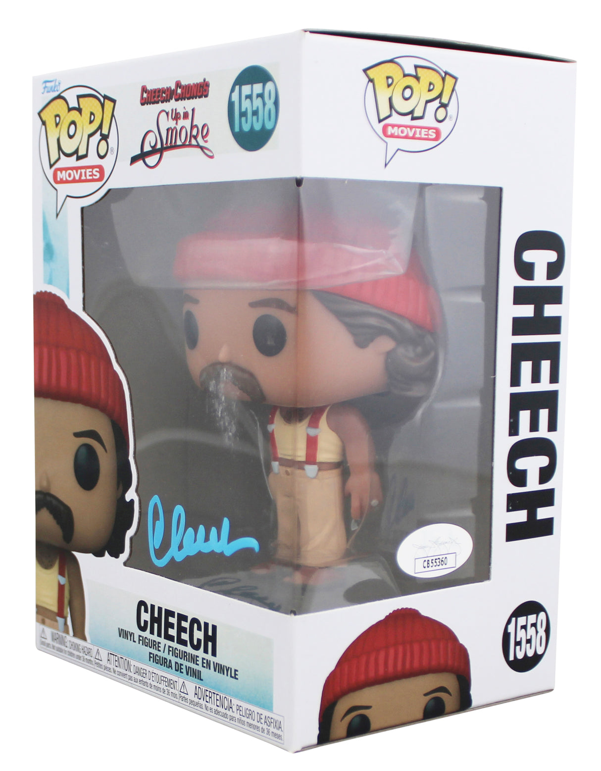 Cheech Marin Up In Smoke Authentic Signed #1558 Funko Pop Figure JSA #CB55360