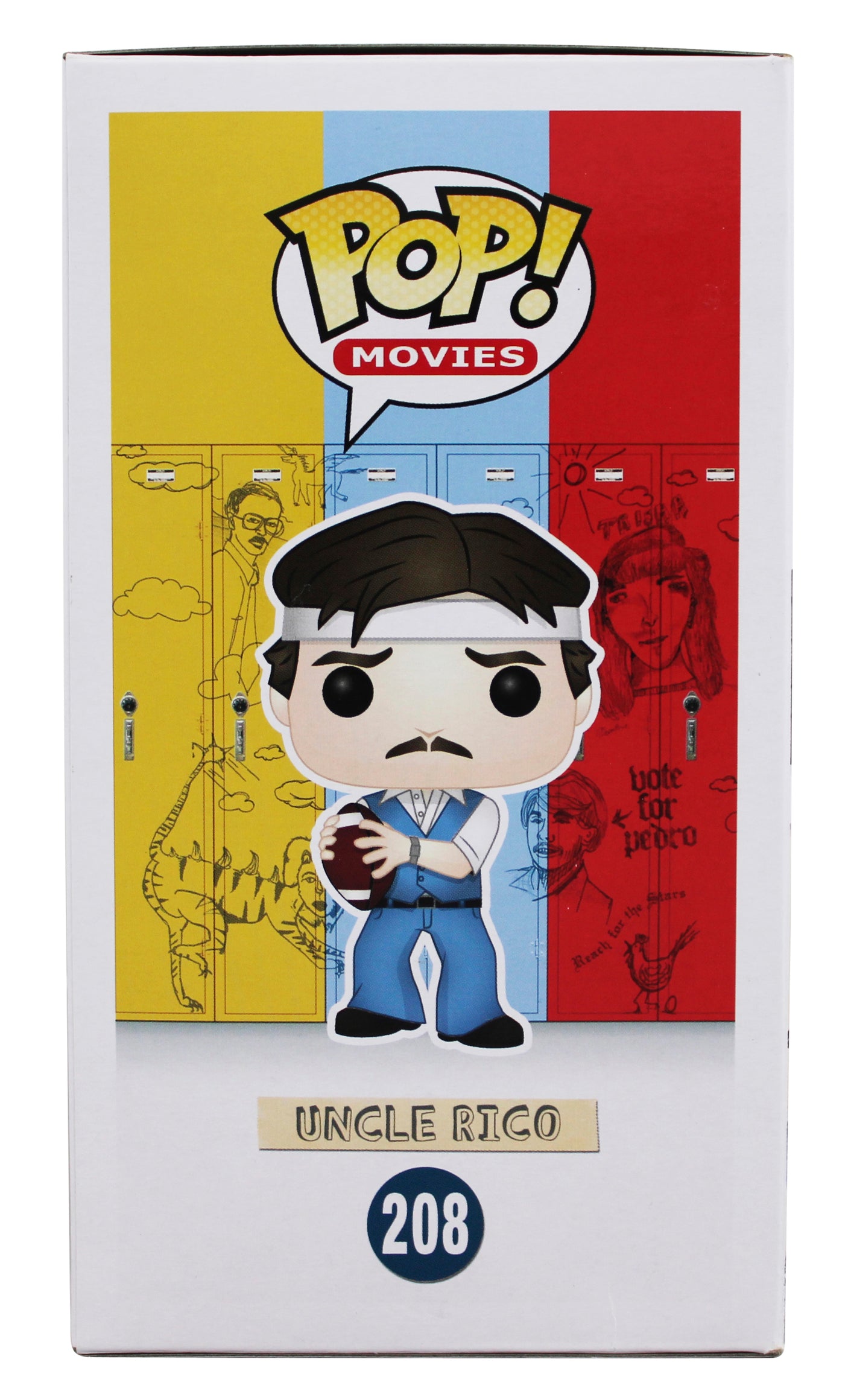 Jon Gries Napoleon Dynamite Signed Uncle Rico #208 Funko Pop Vinyl Figure BAS