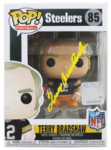 Steelers Terry Bradshaw Authentic Signed #85 Funko Pop Figure BAS Wit #3W002712