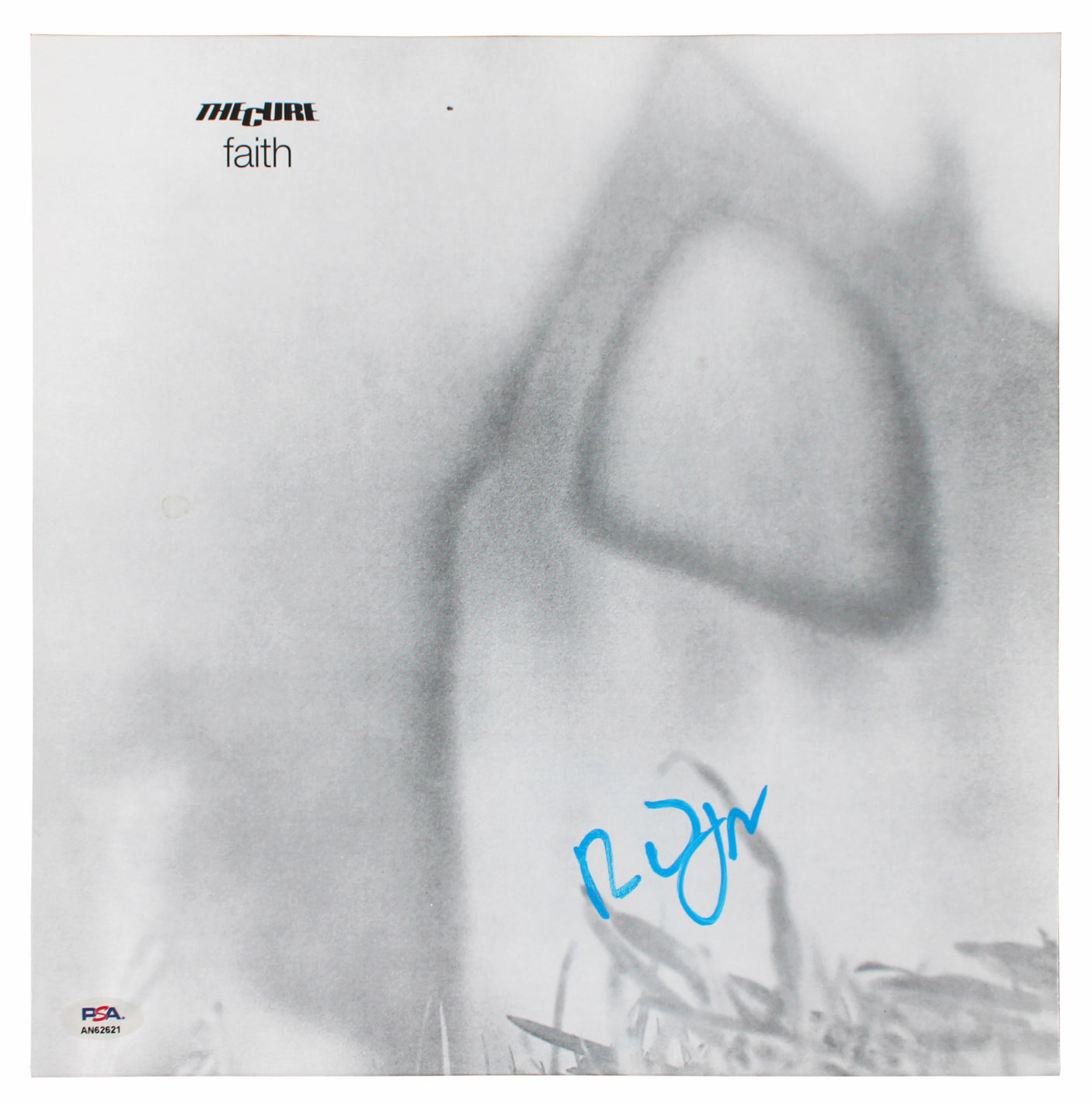 Robert Smith The Cure Authentic Signed Faith Album Cover W/ Vinyl PSA #AN62621