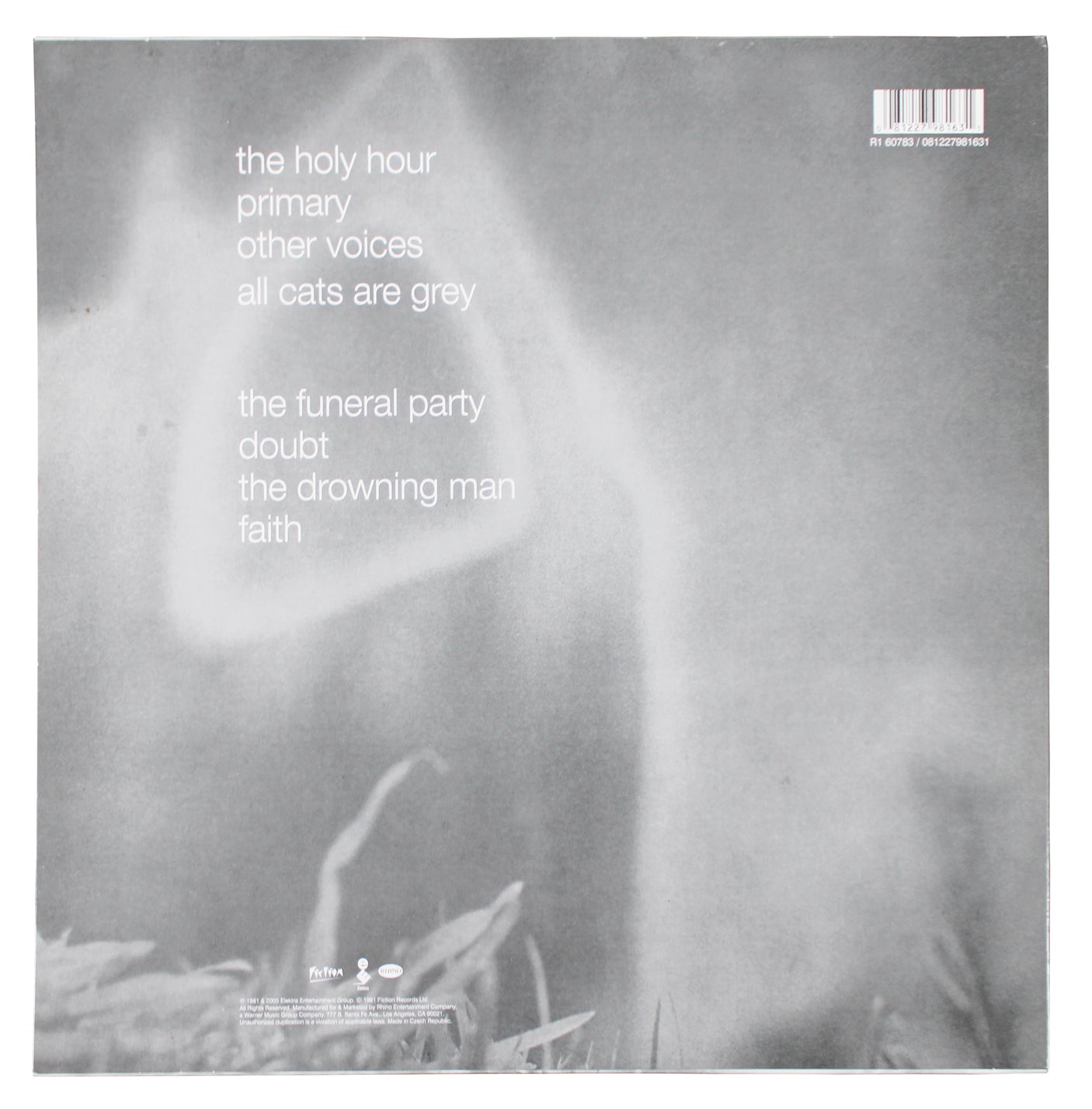 Robert Smith The Cure Authentic Signed Faith Album Cover W/ Vinyl PSA #AN62621