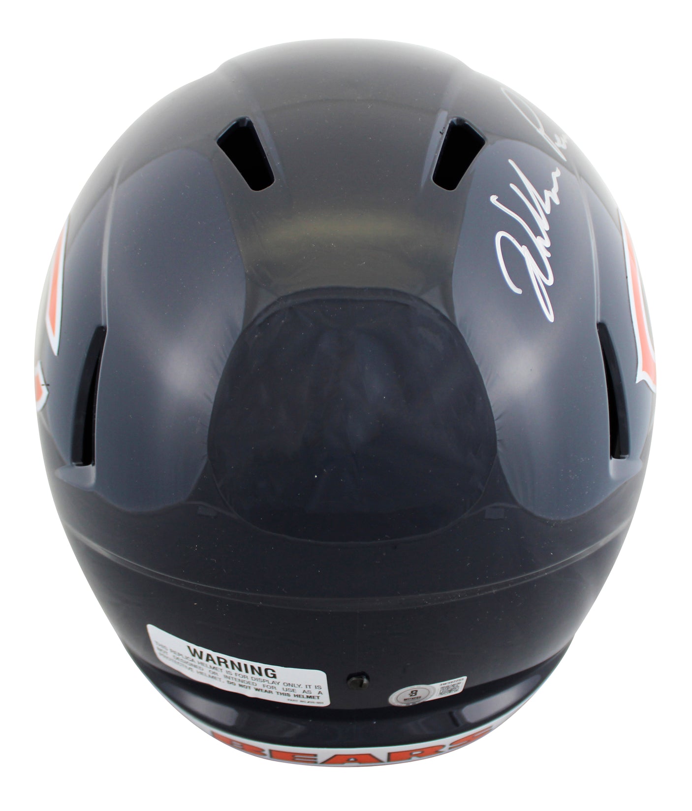 Bears William Perry Authentic Signed Full Size Speed Rep Helmet BAS Witnessed