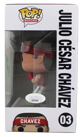 Julio Cesar Chavez Authentic Signed #03 Funko Pop Vinyl Figure JSA #AB57049