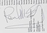 (3) Linda & Paul McCartney, Denny Lane Signed Wings Over Europe Tour Program BAS
