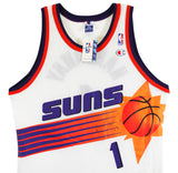 Suns Anfernee Hardaway Signed White Champion Authentic Jersey BAS #BU55008