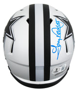 Cowboys Tony Dorsett Authentic Signed Rave Speed Mini Helmet W/ Case BAS Witness