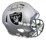 Raiders Howie Long Signed Full Size Speed Rep Helmet BAS Witnessed #1W383109