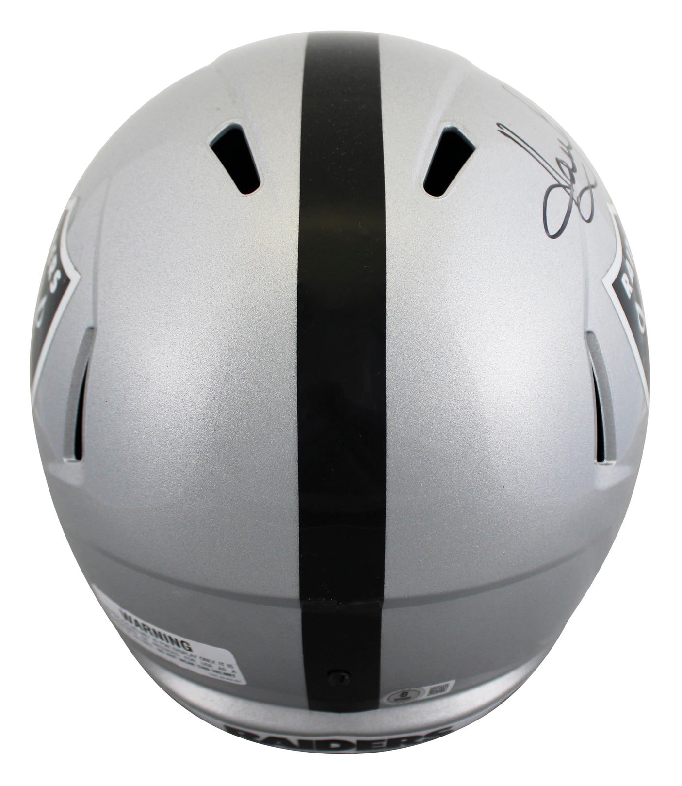 Raiders Howie Long Signed Full Size Speed Rep Helmet BAS Witnessed #1W383109