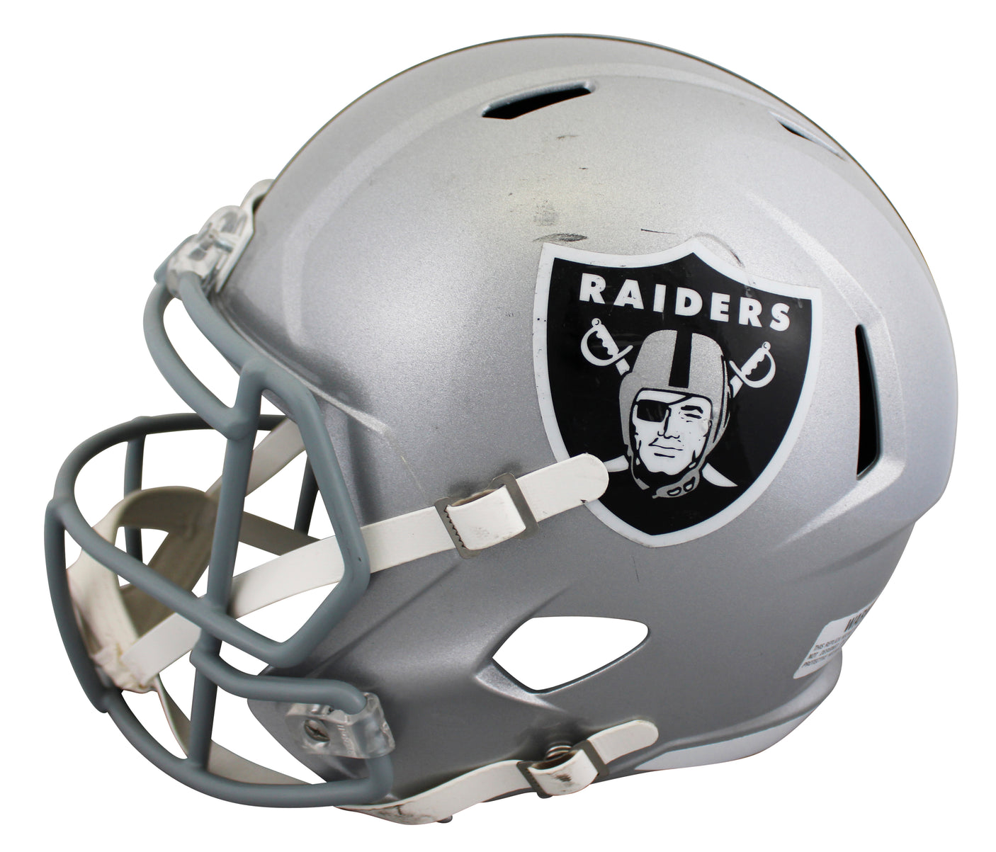 Raiders Howie Long Signed Full Size Speed Rep Helmet BAS Witnessed #1W383109