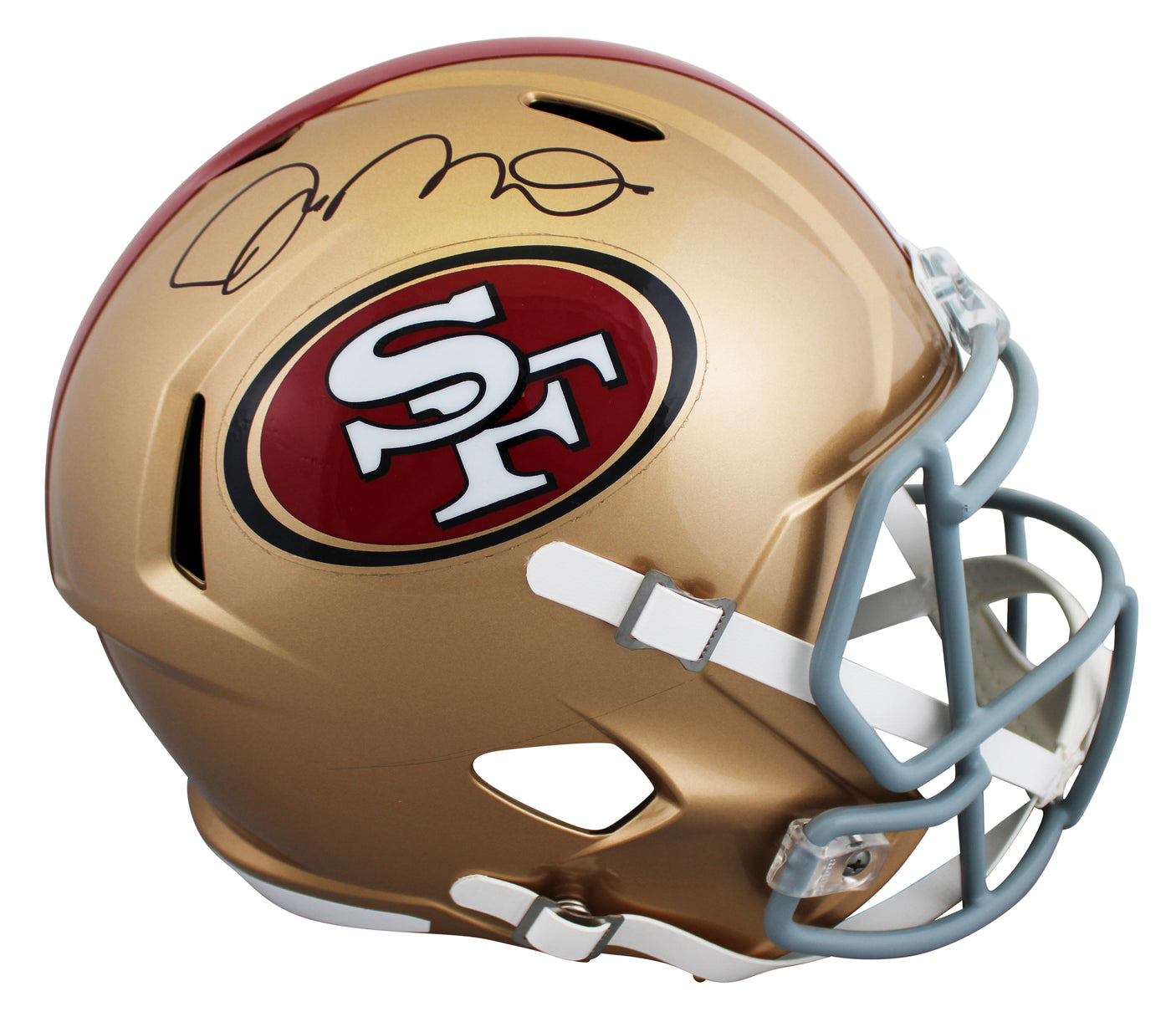49ers Joe Montana Signed Full Size Speed Rep Helmet Fanatics #NB38122507
