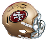 49ers Joe Montana Signed Full Size Speed Rep Helmet Fanatics #NB38122507