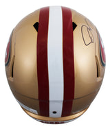 49ers Joe Montana Signed Full Size Speed Rep Helmet Fanatics #NB38122507