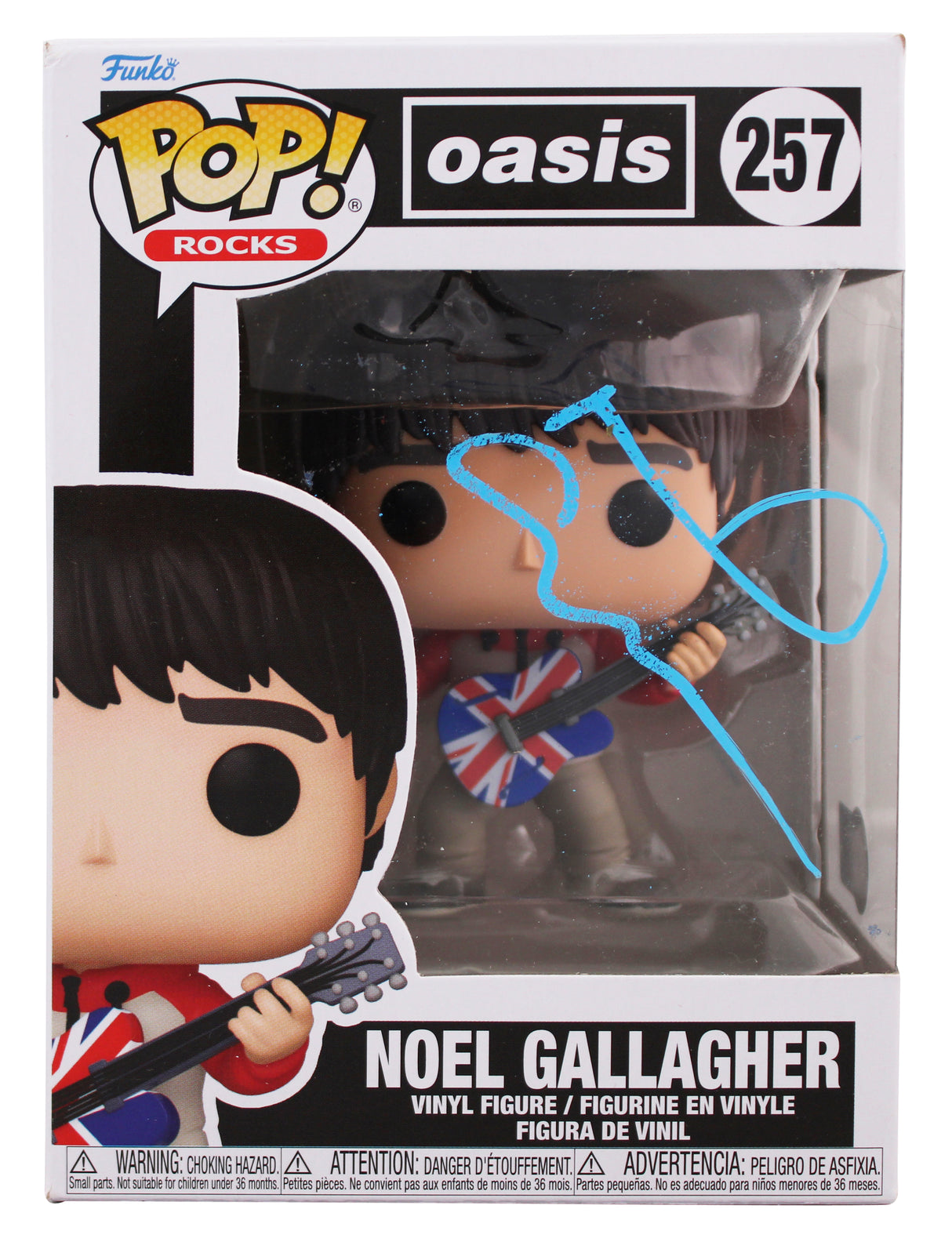 Noel Gallagher Oasis Authentic Signed #257 Funko Pop Vinyl Figure BAS #BK66745