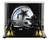 Cowboys Tony Dorsett Authentic Signed Rave Speed Mini Helmet W/ Case BAS Witness