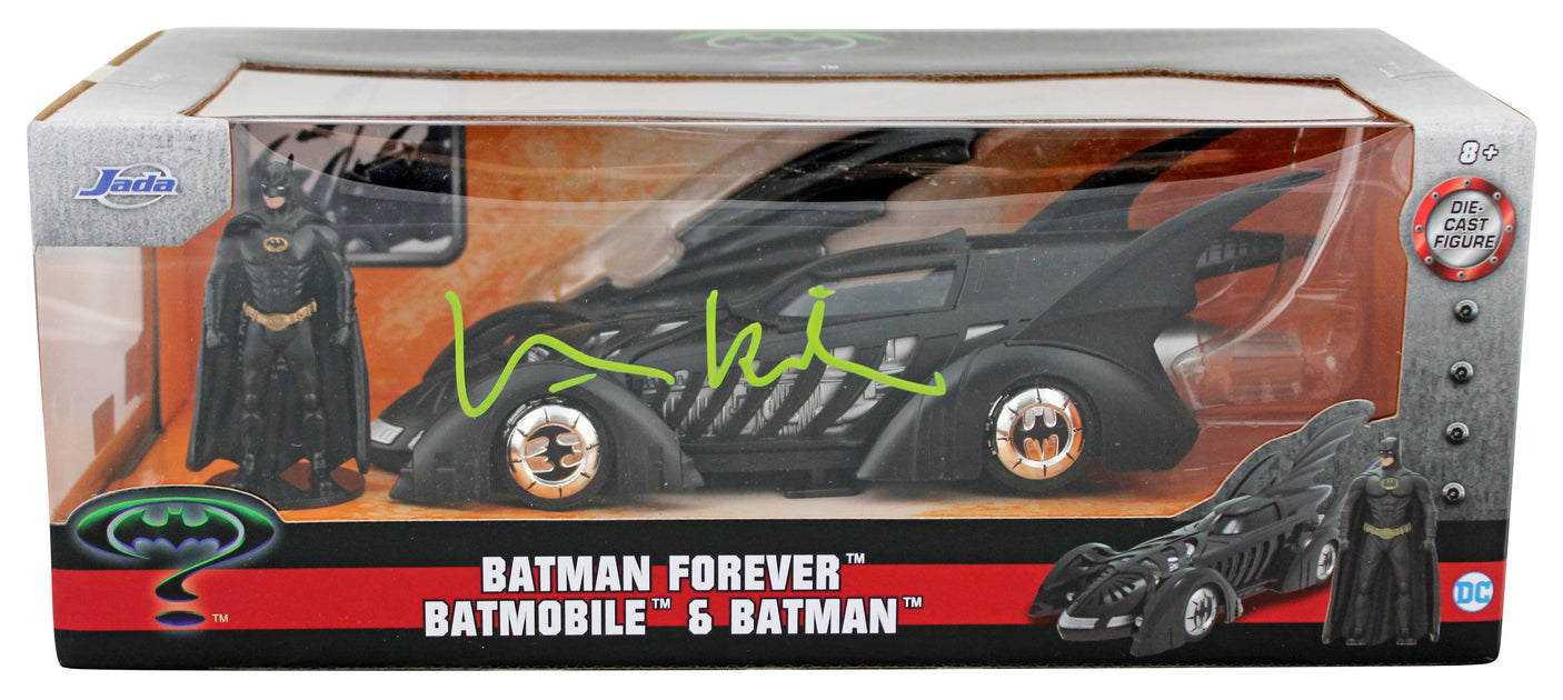Val Kilmer Batman Forever Signed Batman & Batmobile 1:18 Scale Die Cast Car BAS