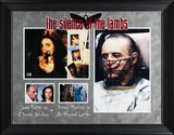 Jodie Foster Anthony Hopkins Silence of the Lambs Signed Framed Display BAS JSA