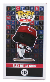Reds Elly De La Cruz Authentic Signed #118 Funko Pop Figure BAS Wit #3W248083