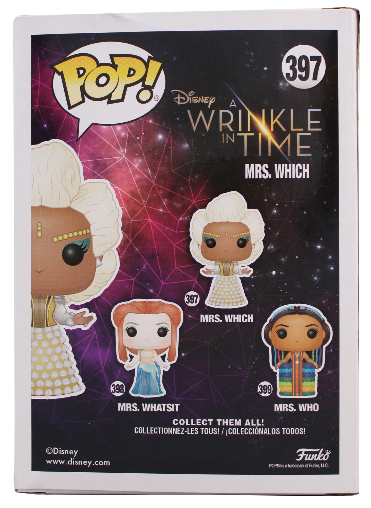 Oprah Winfrey A Wrinkle In Time Signed #397 Funko Pop Vinyl Figure Damaged BAS