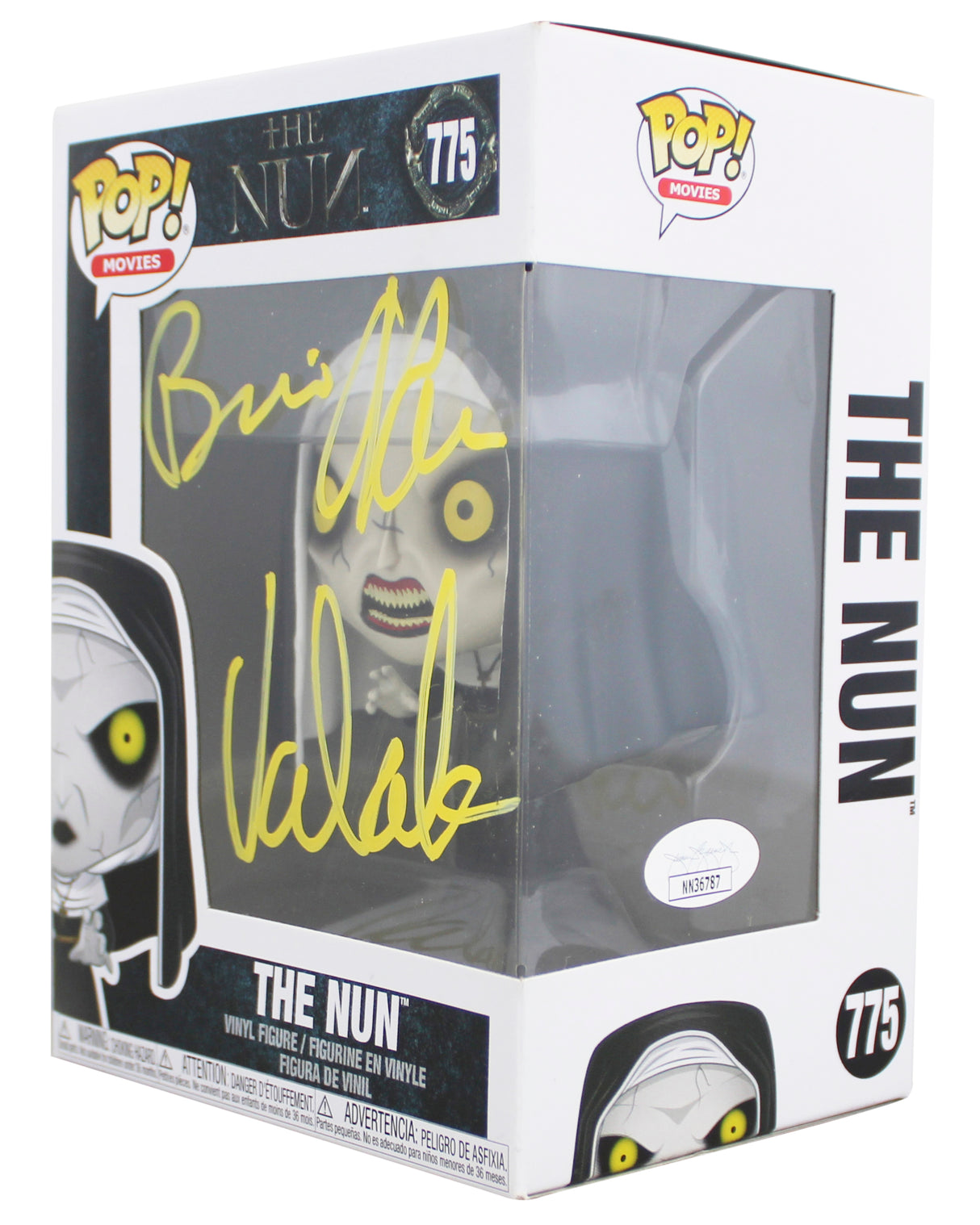 Bonnie Aarons The Nun Authentic Signed #775 Funko Pop Vinyl Figure JSA #NN36787