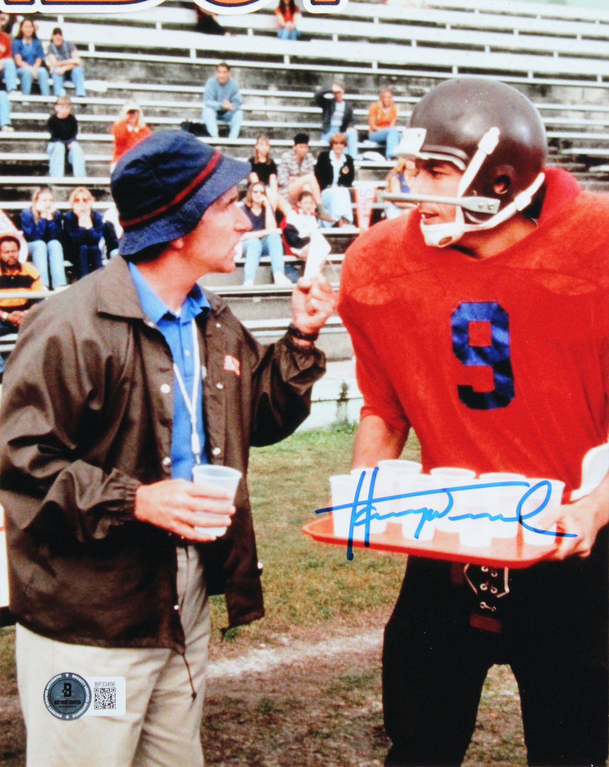 Bas Adam Adam Sandler & Henry Winkler The Waterboy Signed 8x10 Photo Framed Dis ...