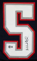 Mike Vrabel Authentic Signed Navy Pro Style Jersey Autographed BAS Witnessed