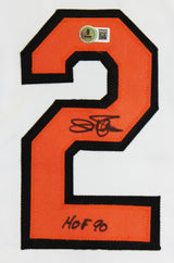 Jim Palmer "HOF 90" Authentic Signed White Pro Style Jersey BAS Witnessed 2