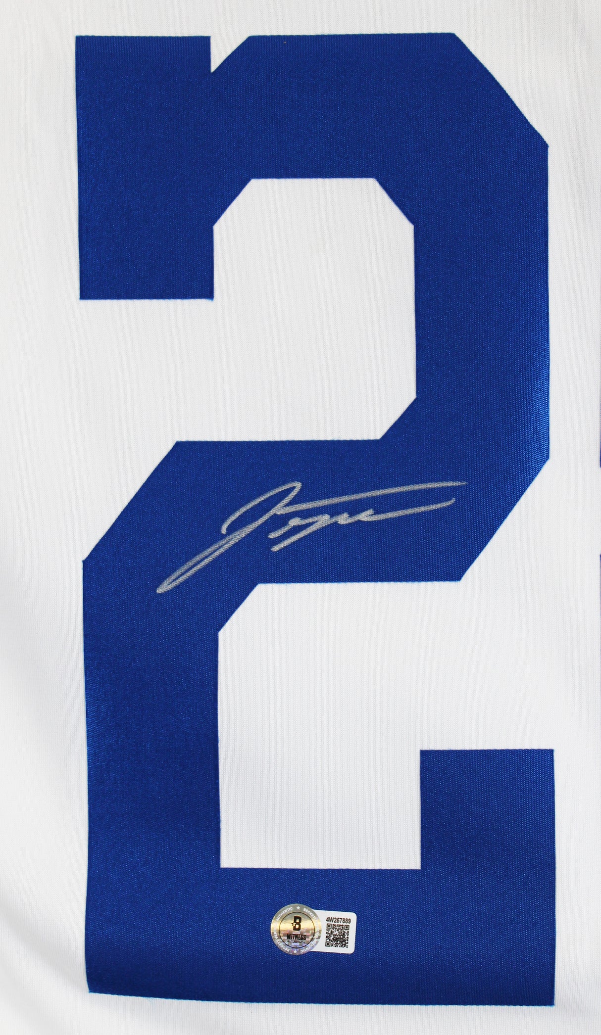 Colts Jonathan Taylor Authentic Signed White Nike Limited Jersey BAS Witnessed