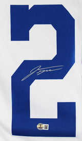 Colts Jonathan Taylor Authentic Signed White Nike Limited Jersey BAS Witnessed