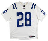 Colts Jonathan Taylor Authentic Signed White Nike Limited Jersey BAS Witnessed
