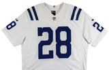 Colts Jonathan Taylor Authentic Signed White Nike Limited Jersey BAS Witnessed