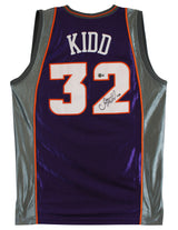 Suns Jason Kidd Authentic Signed Purple Champion Authentic Jersey BAS #BV70288