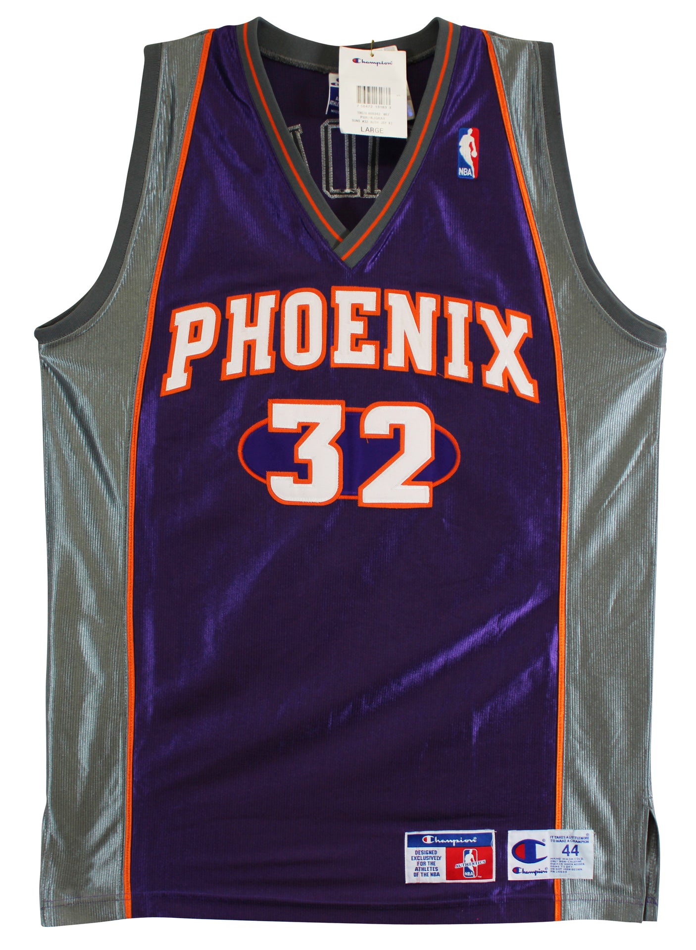 Suns Jason Kidd Authentic Signed Purple Champion Authentic Jersey BAS #BV70288