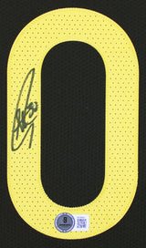 Stephen Curry Signed Black Nike Rose City Edition Authentic Framed Jersey BAS