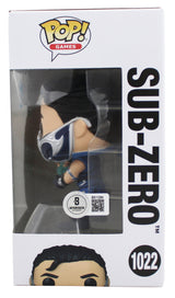 Joe Taslim Mortal Kombat Authentic Signed #1022 Funko Pop Figure BAS #BS11284